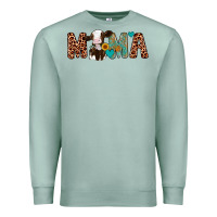 Seafoam mama holstein cow Premium Sweatshirt - Artiststas