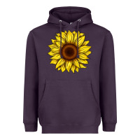 Plum sunflower Heavyweight Hoodie - Artiststas