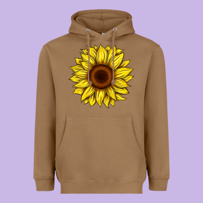 Sunflower Heavyweight Hoodie Designed By Artiststas
