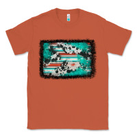 Copper western serape cowhide turquoise glitter Classic Tee - FaDigitalArtStudio