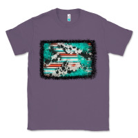 Lavender western serape cowhide turquoise glitter Classic Tee - FaDigitalArtStudio