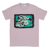 Lilac western serape cowhide turquoise glitter Classic Tee - FaDigitalArtStudio