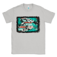 Moon Dust western serape cowhide turquoise glitter Classic Tee - FaDigitalArtStudio