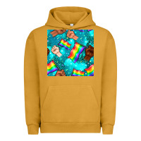 Pigment Peanut Butter Pride lgbtq hands with flag seamless pattern Urban Hoodie - BundleAndBundleShop