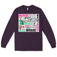 Plum nurse Long Sleeve Tee - Zillion Design Studio