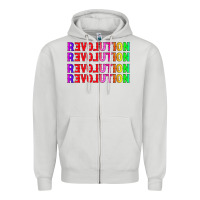 Dove Grey lgbtq revolution Zipper Hoodie - HRA Design Shop