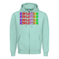 Seafoam lgbtq revolution Zipper Hoodie - HRA Design Shop