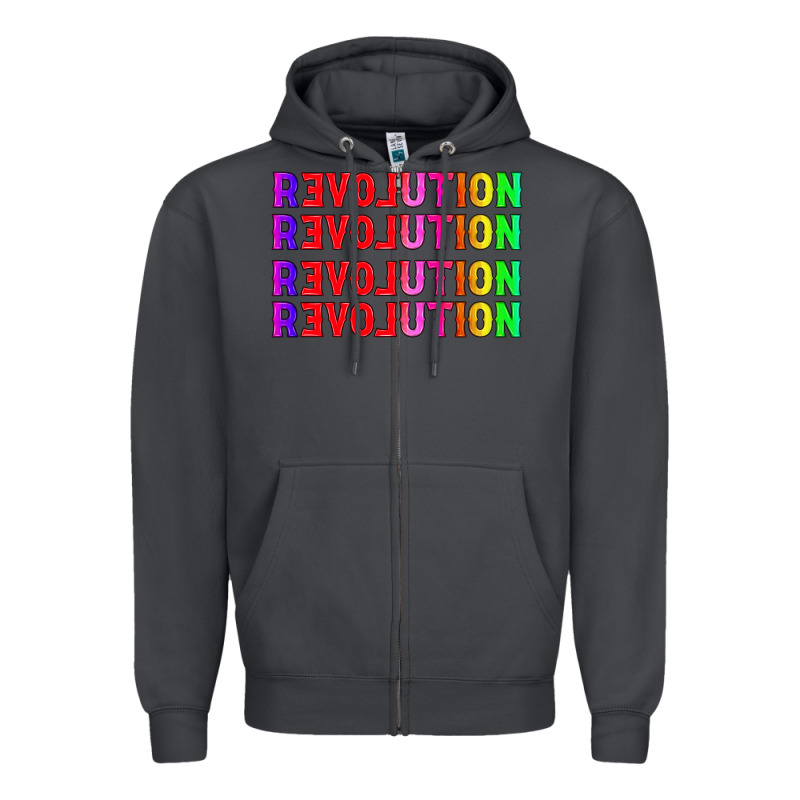 Lgbtq Revolution Zipper Hoodie by HRA Design Shop | Teevron