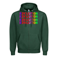 Sports Green lgbtq revolution Zipper Hoodie - HRA Design Shop