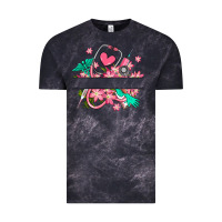 Cloud Black nurse flowers custom name design Vintage Tee - RanaPortraitStore