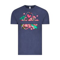 Vintage Denim nurse flowers custom name design Vintage Tee - RanaPortraitStore