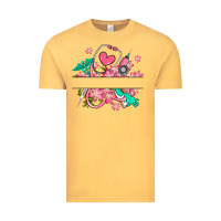 Vintage Mustard nurse flowers custom name design Vintage Tee - RanaPortraitStore