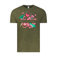 Vintage Olive nurse flowers custom name design Vintage Tee - RanaPortraitStore