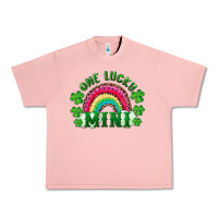 Salmon St. Patrick's Day One Lucky Mini Urban Heavy Tee - RanaPortraitStore