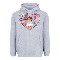 Nurse And Nurse Element Heart Heavyweight Hoodie | Teevron