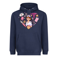 Navy nurse and nurse element heart Heavyweight Hoodie - AdoDesignShop