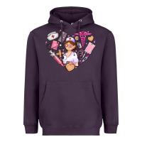 Plum nurse and nurse element heart Heavyweight Hoodie - AdoDesignShop