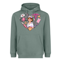 Sage nurse and nurse element heart Heavyweight Hoodie - AdoDesignShop