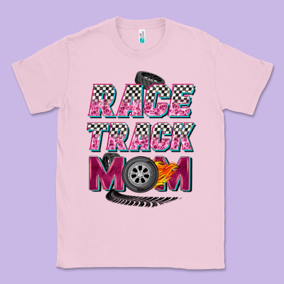 Race Track Mom Classic Tee Designed By Zillion Design Studio
