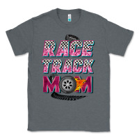 Charcoal Heather race track mom Classic Tee - Zillion Design Studio