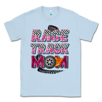Dusty Blue race track mom Classic Tee - Zillion Design Studio