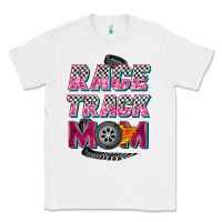 White race track mom Classic Tee - Zillion Design Studio