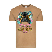 Vintage Camel nail tech life messy bun Vintage Tee - BarkalooDesign