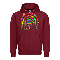 Burgundy lgbtq pride and rainbow Zipper Hoodie - HRA Design Shop