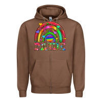 Chestnut lgbtq pride and rainbow Zipper Hoodie - HRA Design Shop