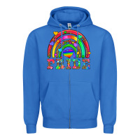 True Royal lgbtq pride and rainbow Zipper Hoodie - HRA Design Shop