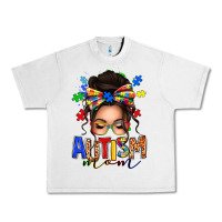 Lunar Rock autism mom afro messy bun (1) Urban Heavy Tee - texasbilliewilder