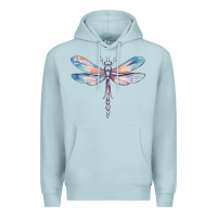 Blue Mist dragonfly Premium Hoodie - MaliasSmallBusiness