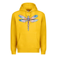 Lemon dragonfly Premium Hoodie - MaliasSmallBusiness