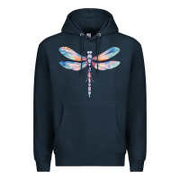 Navy dragonfly Premium Hoodie - MaliasSmallBusiness