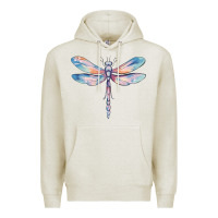 Oatmeal Heather dragonfly Premium Hoodie - MaliasSmallBusiness