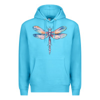 Ocean Blue dragonfly Premium Hoodie - MaliasSmallBusiness