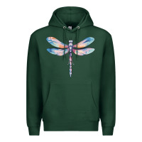 Sports Green dragonfly Premium Hoodie - MaliasSmallBusiness
