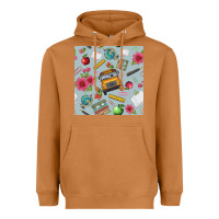 Meerkat school bus back to school seamless pattern Heavyweight Hoodie - BundleAndBundleShop