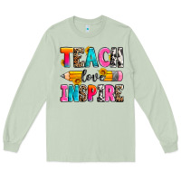 Matcha teach love inspire Long Sleeve Tee - Zillion Design Studio