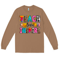 Toasted Coconut teach love inspire Long Sleeve Tee - Zillion Design Studio