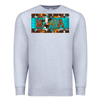 Heather Grey mama holstein cow license plate Premium Sweatshirt - Artiststas