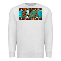 Oatmeal Heather mama holstein cow license plate Premium Sweatshirt - Artiststas