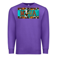 Purple mama holstein cow license plate Premium Sweatshirt - Artiststas