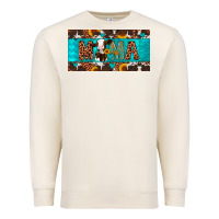 Sandshell mama holstein cow license plate Premium Sweatshirt - Artiststas