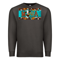 Smoke mama holstein cow license plate Premium Sweatshirt - Artiststas