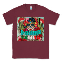 Burgundy proud latina tumbler 3 Classic Tee - CTS Tumbler Store