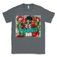 Charcoal Heather proud latina tumbler 3 Classic Tee - CTS Tumbler Store