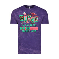 Cloud Purple nurse in progress please wait Vintage Tee - RanaPortraitStore
