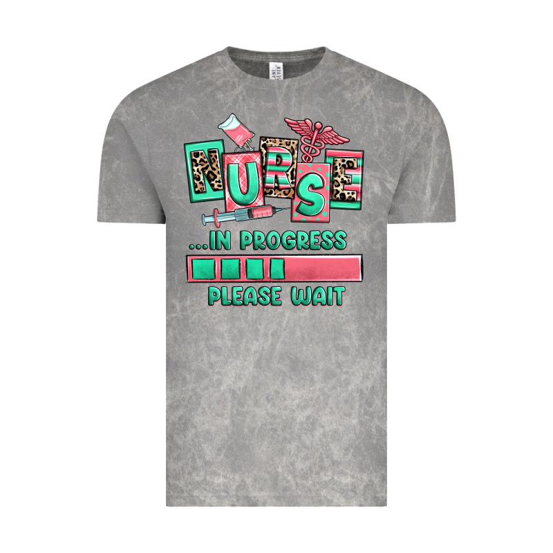 Nurse In Progress Please Wait Vintage Tee by RanaPortraitStore | Teevron