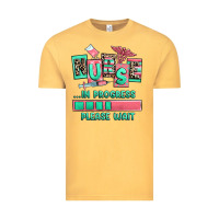 Vintage Mustard nurse in progress please wait Vintage Tee - RanaPortraitStore